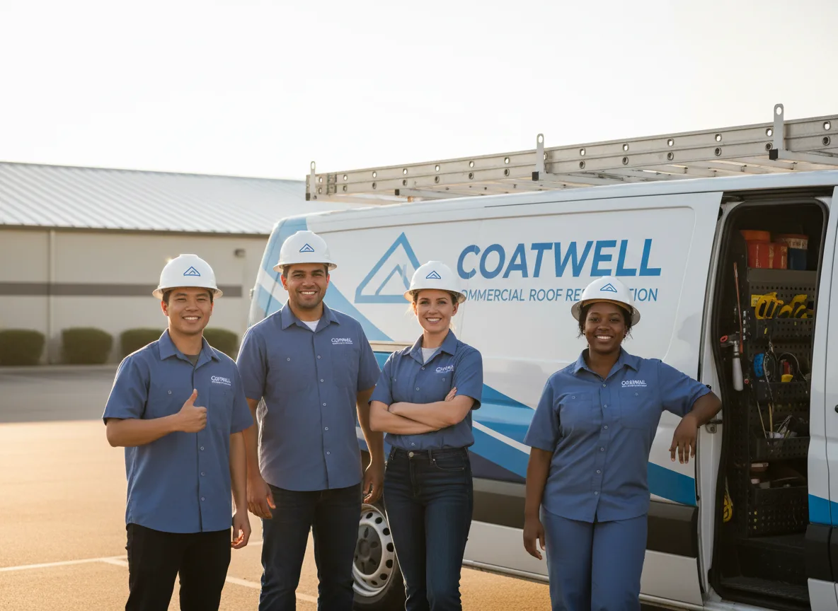 Commercial roof coating company in Abrams, WI