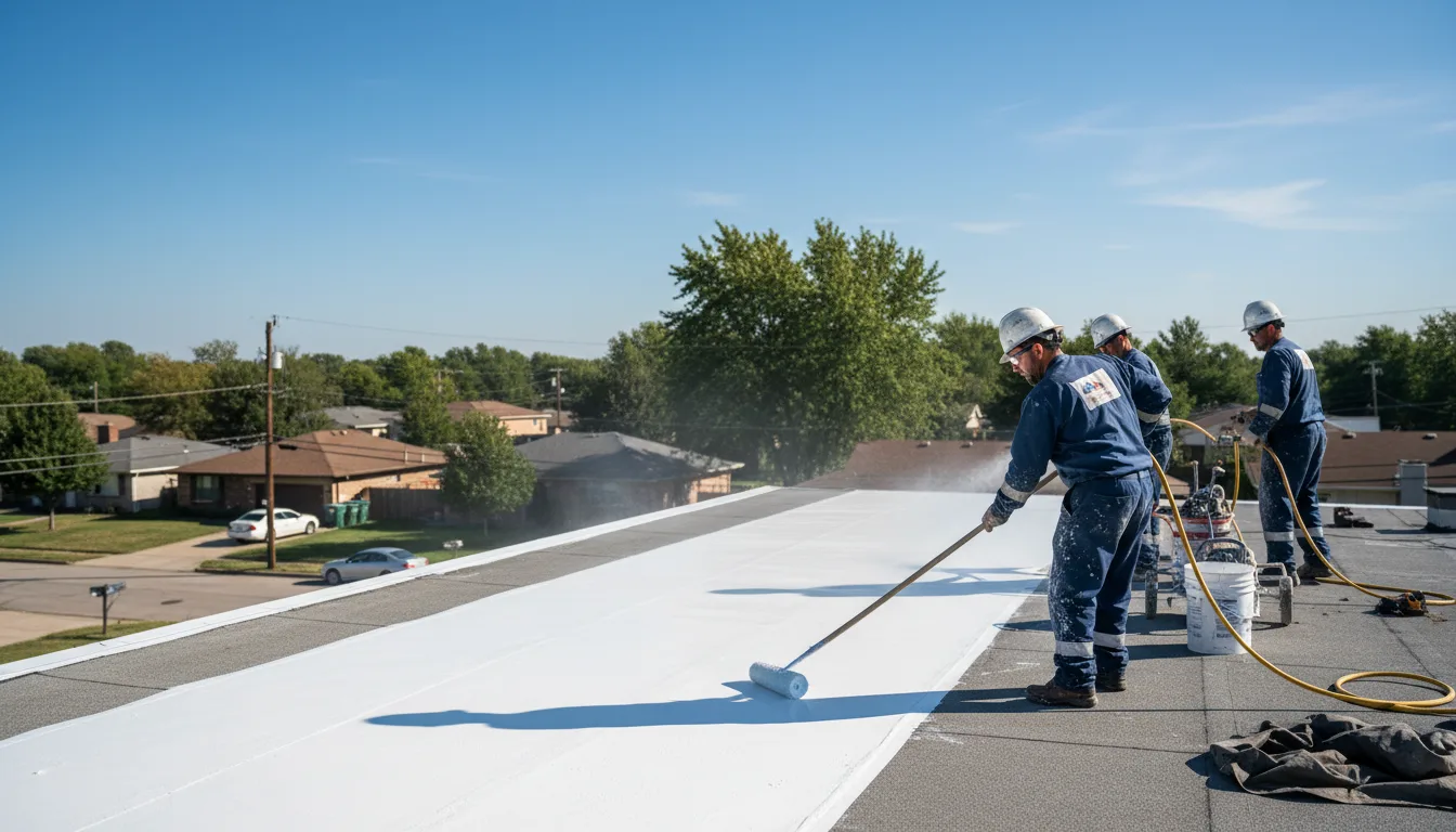 Commercial roof coating in Abrams, WI near me